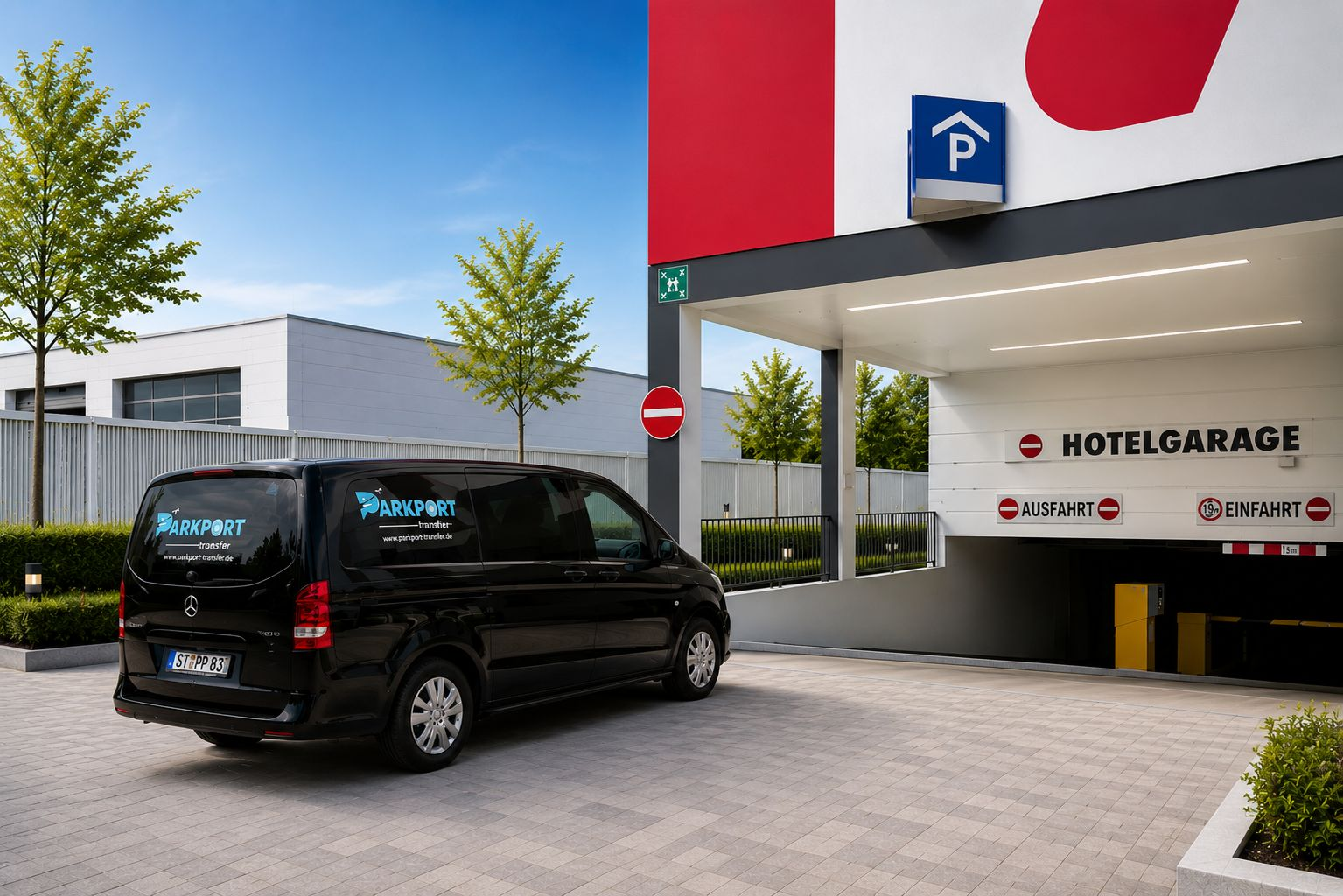 Shuttle Service bei Parkport Frankfurt am Flughafen Frankfurt